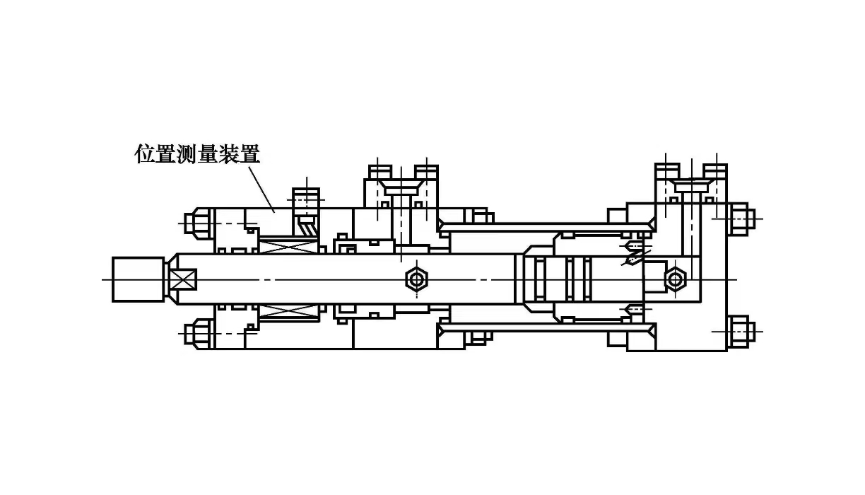 液壓缸維修之帶位移測量裝置的液壓缸的測量原理是怎樣的？(圖1)