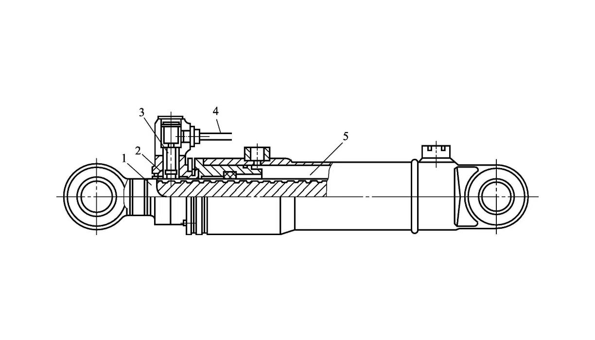 液壓缸維修之帶磁電感應(yīng)式傳感器的液壓缸結(jié)構(gòu)原理是怎樣的? (圖1) 液壓缸維修之帶磁電感應(yīng)式傳感器的液壓缸結(jié)構(gòu)原理是怎樣的? (圖1)